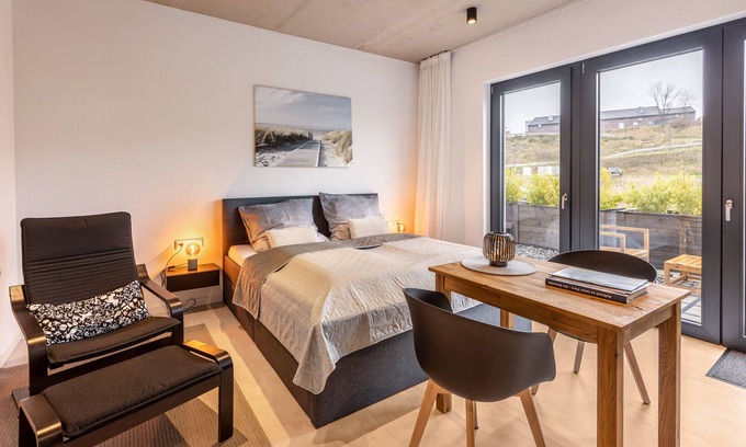 Muldestausee Apartamento | Apartamento 'Schlossterrassen 4a' con terraza, jardín compartido y Wi-Fi