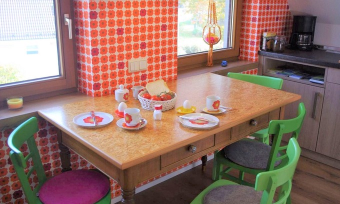 Roensahl Apartamento | Apartamento 'Schmitzebrinks Ferienwohnung' con jardín compartido y Wi-Fi