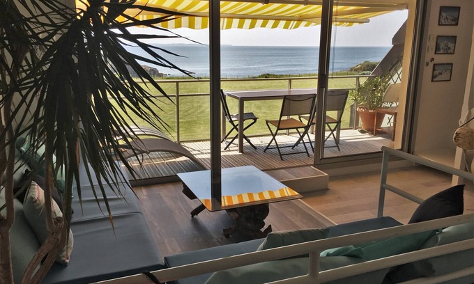 Le Pouldu Apartamento | APARTAMENTO JUNTO AL MAR Y LA PLAYA, 2 HABITACIONES + MEZZANINE Y TERRAZA