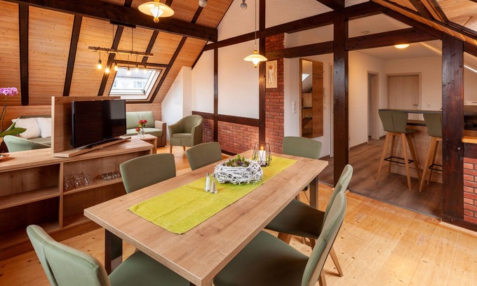 Waechtersbach Apartamento | Apartamento 'Spessart' con terraza compartida, jardín compartido y Wi-Fi