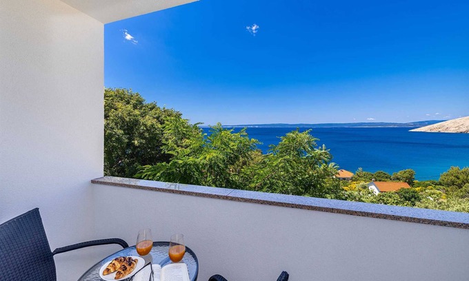 Stara Baska Apartamento | Apartamento en Stara Baška, Island Krk, Croacia para 6 personas