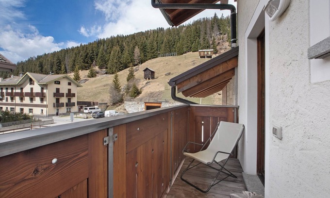 Santa Caterina Valfurva Apartamento | Apartamento 'Stella' con vistas a la montaña, jardín compartido y Wi-Fi