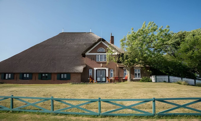 Westerhever Apartamento | Apartamento 'Strandgut' con terraza y jardín compartidos