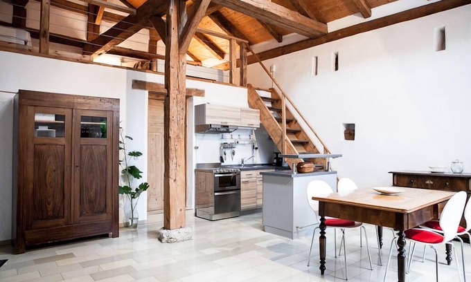 Schernfeld Apartamento | Apartamento (granero, 40 metros cuadrados) con galería