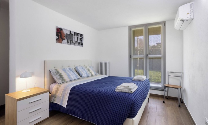 Pavia Casa | Apartamento 'Suite Strada Persa' con jardín compartido, Wi-Fi y aire acondicionado