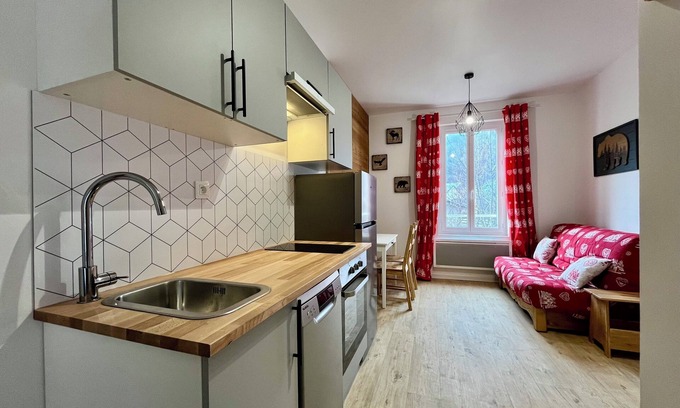 Mont-Dore Apartamento | Apartment T2 22m² Les Brumes, 1km from downtown Mont dore