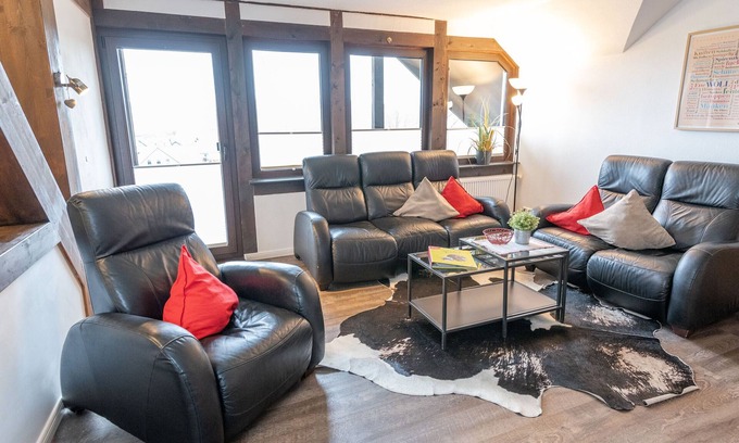 Helden Apartamento | Apartamento 'Talblick' con vistas a la montaña, terraza compartida y Wi-Fi