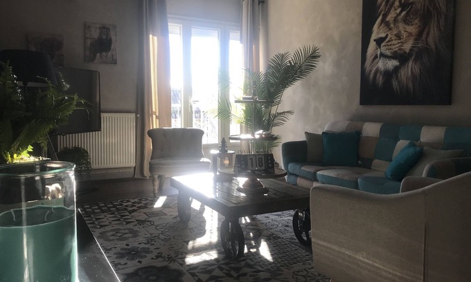 Maraussan Apartamento | Apartamento-Terraza-Ciudad-Baño con bañera