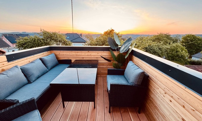 Feuerscheid Apartamento | Apartamento 'The Rooftop Of Lot54' con terraza privada, jardín privado y Wi-Fi