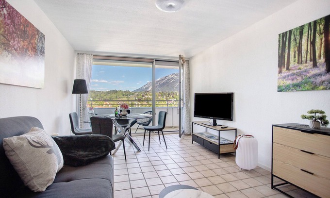 Bad Reichenhall Apartamento | Apartamento 'The View' con vistas a la montaña, balcón y Wi-Fi