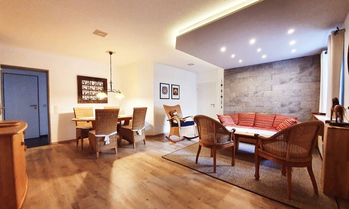 Muschede Apartamento | Apartamento 'Tigges' con terraza compartida, jardín compartido y Wi-Fi
