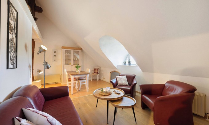 Westerhever Apartamento | Apartamento 'Treibholz' con terraza y jardín compartidos