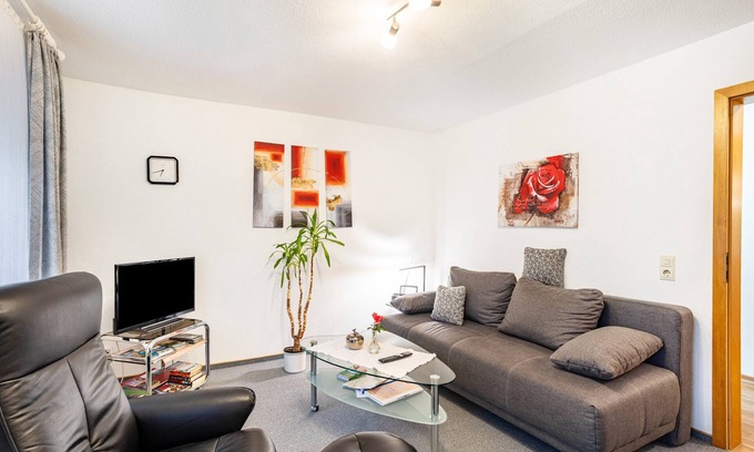 Sorpetal Apartamento | Apartamento 'Typ B' con vistas a la montaña, terraza compartida y Wi-Fi