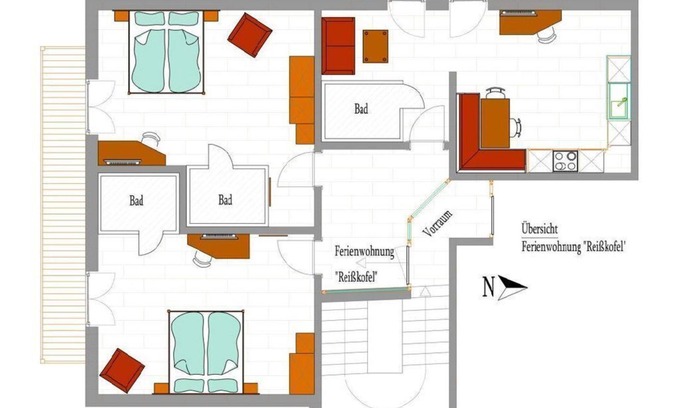 Steinfeld Cama Y Desayuno | Apartment type Reißkofel - Waldpension Ranner
