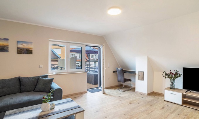 Wiesloch Apartamento | Apartamento 'Unique Apartments Wiesloch' con terraza privada y Wi-Fi