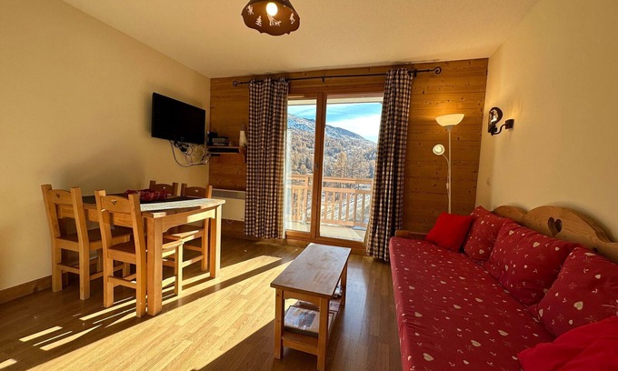 Les Claux Apartamento | Apartamento Vars, 1 dormitorio, 4 personas