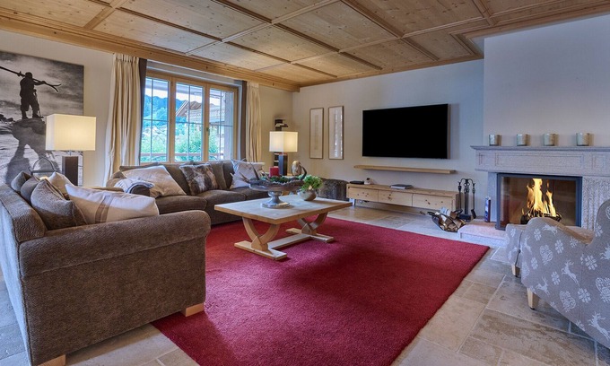 Klosters-Serneus Apartamento | Apartment 'Vereina' with Shared Terrace, Balcony and Wi-Fi