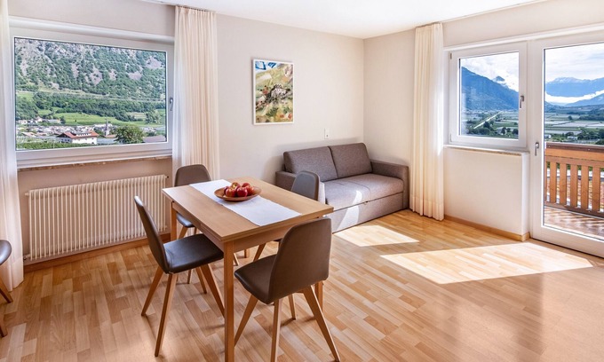 Castelbello-Ciardes Apartamento | Apartamento 'Vermoi' con vistas a la montaña, jardín compartido y Wi-Fi