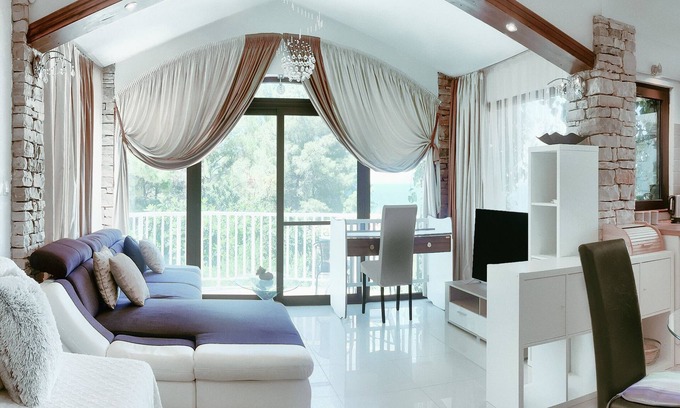 Vela Luka Complejo | Apartamento "View Lux" - vista al mar, piscina, jardín, parque infantil