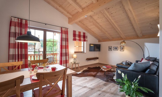 Niederaudorf Apartamento | Apartment Wildbarren, 55sqm, balcony