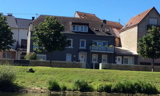 Oberbillig Casa | Apartamento con vista directa al Mosela y Sauer. Frontera de Luxemburgo