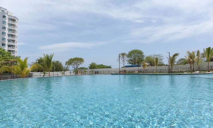 Papare Apartamento | Apartment with balcony and incredible view, swimming pool and beach