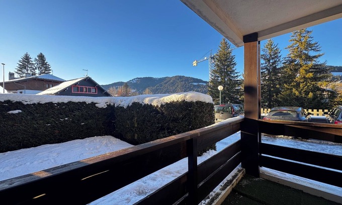 Megeve Apartamento | Apartment with balconies on the snow front