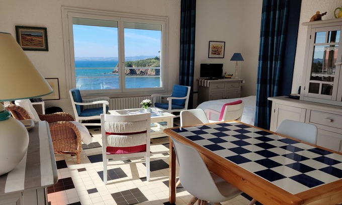 Douarnenez Apartamento | Apartment with garden and amazing view of the bay - Direct access to the beach