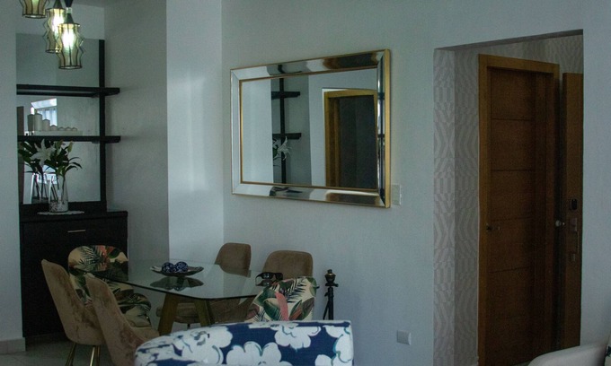 Sarasota Apartamento | Apartamento con piscina y gimnasio en Santo Domingo, DownTown cercano, Balcony