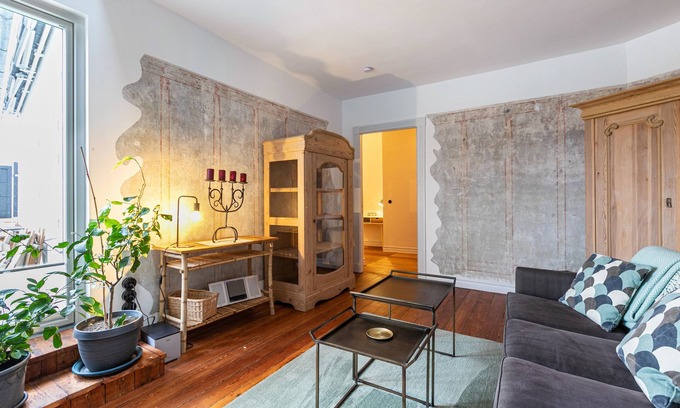 Garding Apartamento | Apartamento 'Wohnoase Im Denkmal' con terraza privada, balcón y Wi-Fi