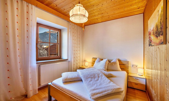 Laces Apartamento | Apartamento 'Wohnung Elstar Schnalserhof' con vistas a la montaña, terraza compartida y Wi-Fi
