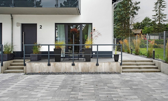 Heringsdorf Apartamento | Apartamento 'Wohnung Morgenrot' con terraza privada