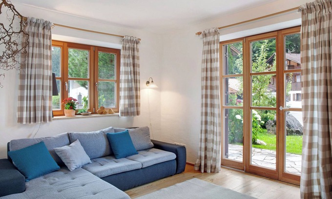 Obergrainau Apartamento | Apartamento Zugspitzblick con vistas a la montaña, jardín y Wi-Fi
