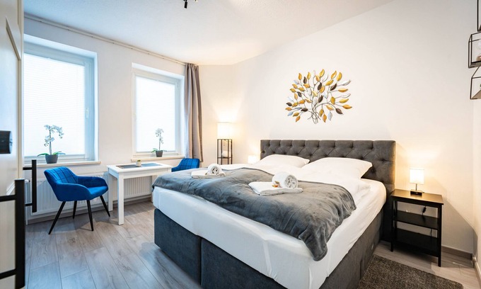 Sudenburg Apartamento | Apartmento blue I Central I W-LAN I Netflix I Modern