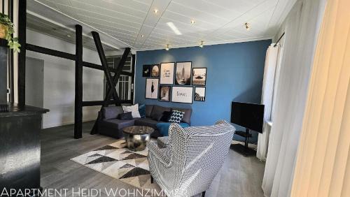 Volkstedt Apartamento | Apartments am Saalebogen mit Gartenterrasse, Grillkamin und freie Parkplätze
