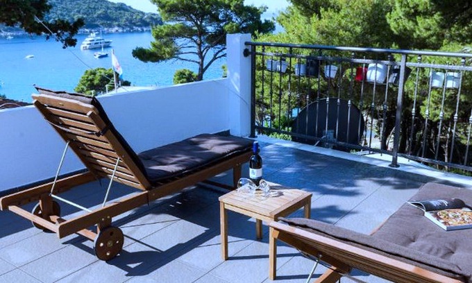 Kobas Apartamento | Apartments Ammos - Apartamento de un dormitorio con terraza compartida y vistas al mar (Mali)