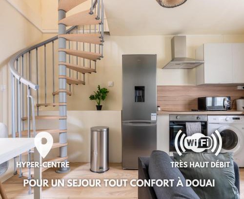 Douai Apartamento | * Le Cocon * Centre-ville Douai-500m place d'Armes