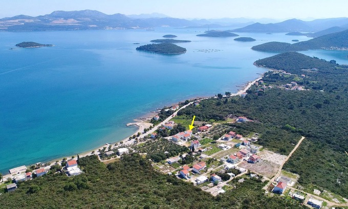 Drace Apartamento | Apartamentos Lemeš - Apartamento de dos habitaciones con balcón y vistas al mar Ap1
