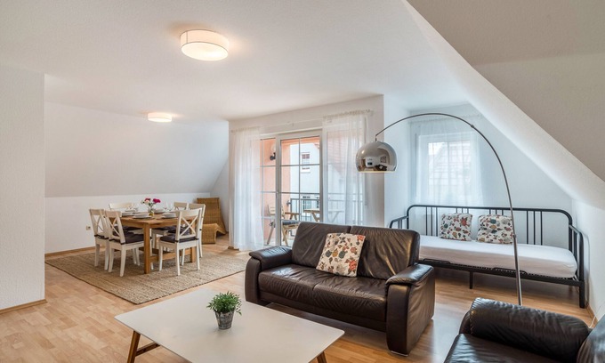 Oberderdingen Apartamento | Aposto Apartamento 3 con balcón y Wi-Fi