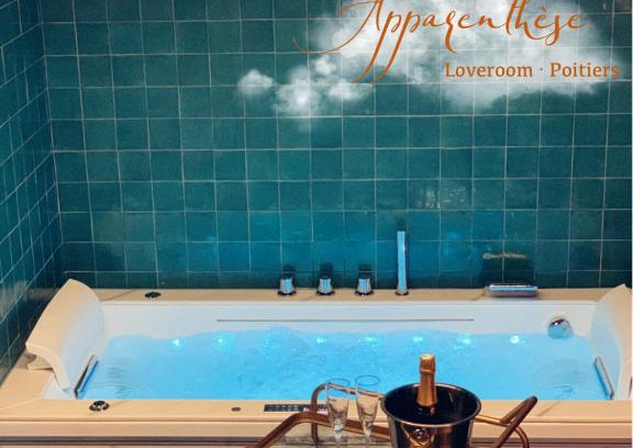 Poitiers Apartamento | Apparenthèse Love Room Jacuzzi Sauna