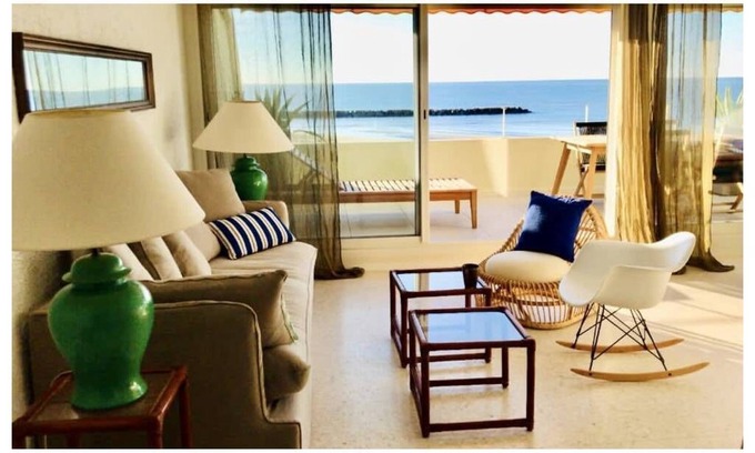 Carnon-Plage Apartamento | Appart. 80m2 + Terrace. Feet in the water. Carnon 1st line. Direct beach access