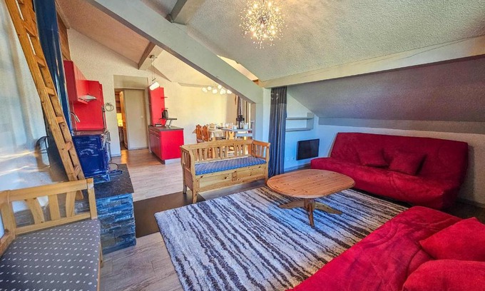 Saint-Martin-de-Belleville Apartamento | Appartement 4 pièces pour 6 à 8 personnes, au pied des pistes à Saint-Martin-de-Belleville - FR-1-452-394