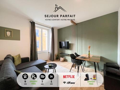 Belfort Apartamento | Appart'Hôtel Le Valdoie - Rénové, Calme & Netflix