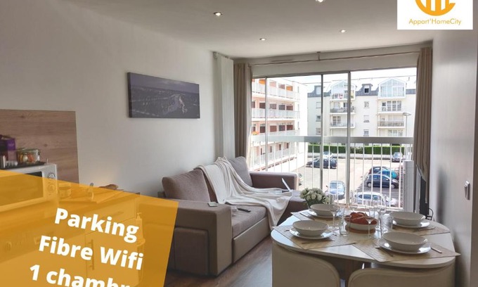 Centre Ville Rive Gauche Apartamento | Appart'HomeCity - Rouen Ile Lacroix Seine