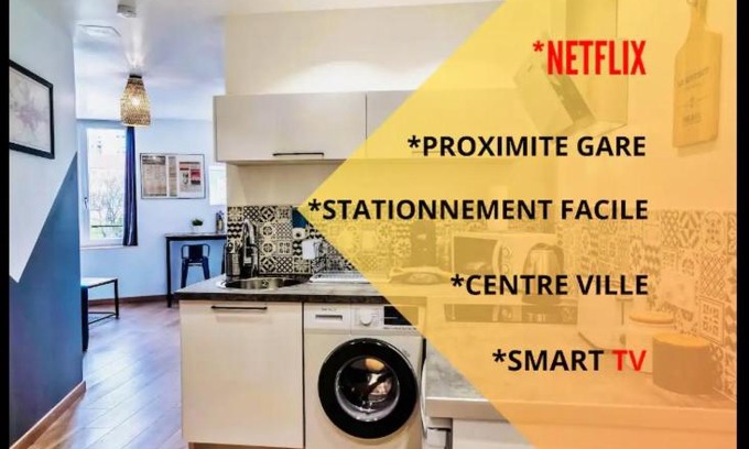 Saint-Roch - Badouillere - Chavanelle Apartamento | Appart'Hotel La Cité Des Affaires Centre ville,Gare