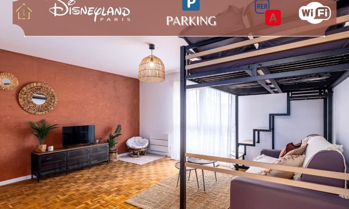 Montevrain Apartamento | Appart'Hôtel Sahara- Next to Disney