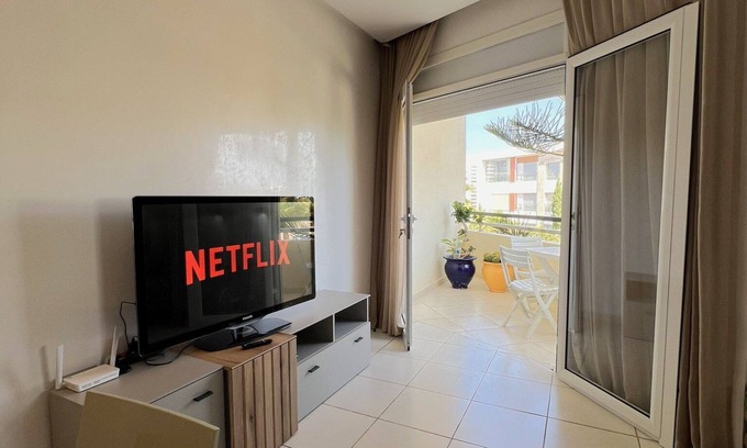 Bouznika Apartamento | Appart Luxe 2 chambres ,Bahia Golf Beach ,Bouznika, Golf & Mer