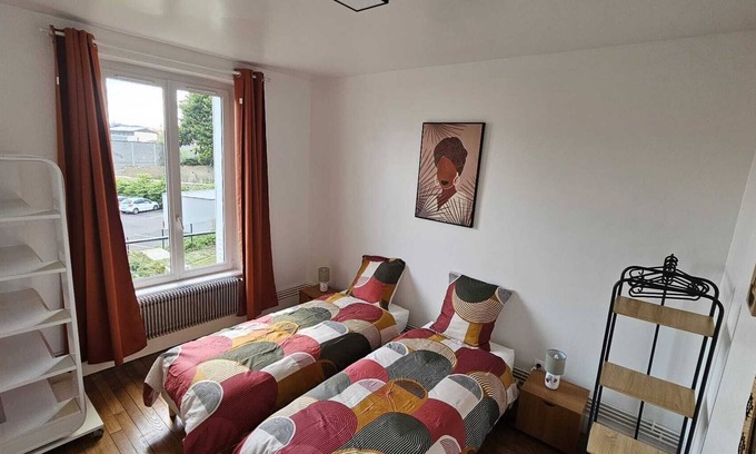 Rives de Meurthe Apartamento | Appart. Nancy with view of the Meurthe