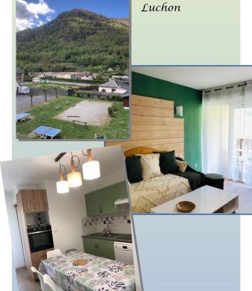 Bagneres-de-Luchon Apartamento | appart T 3 Bagnères-de-Luchon vue montagne - piscine mi juin