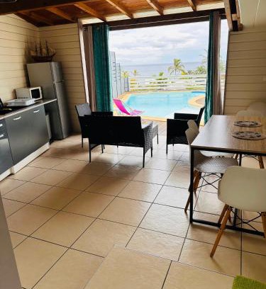 Grand Fond Apartamento | appart T1 avec varangue vue mer et piscine ST GILLES LES BAINS
